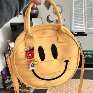 Harveys Seatbelt 🙂Smile Now Cry Later☹️ Circle Bag